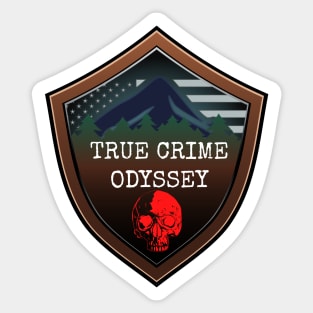 True Crime Odyssey Podcast - Patch Sticker